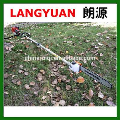 Gasoline pruner 26cc/33cc/43cc/52cc Long reach pole chainsaw 3m