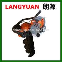 Two stroke 52cc single person operate earth drill auger with 100mm-300mm drill