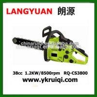 Two stroke 38cc mini chain saw with 16 inch bar