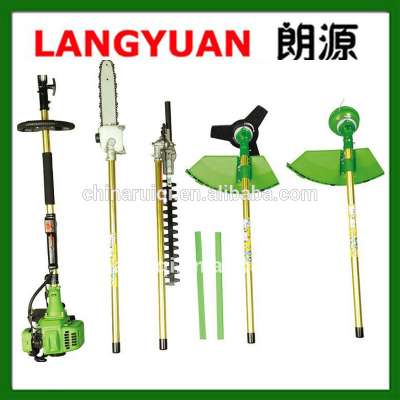 52cc 4 in 1 Multifunction Brush Cutter Garden Tools With Chain Saw /Blade/Hedge Trimmer