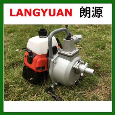 Small 2 inch 25mm 40.2cc gasoline water pump with 1E40F-6 engine