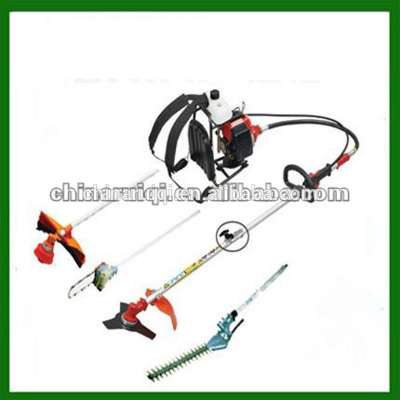 Two stroke backpack 4 in 1 multifunctional tools /brushcutter/chainsaw/hedge trimmer